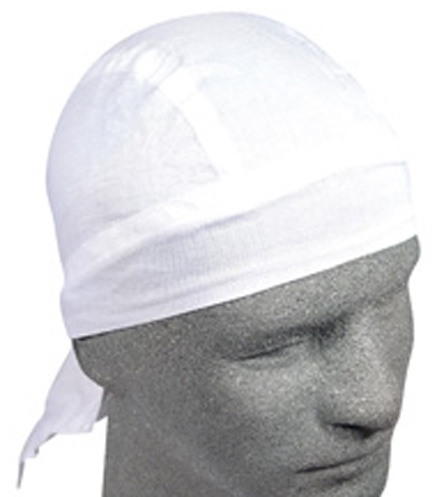 Solid White, Standard Headwrap